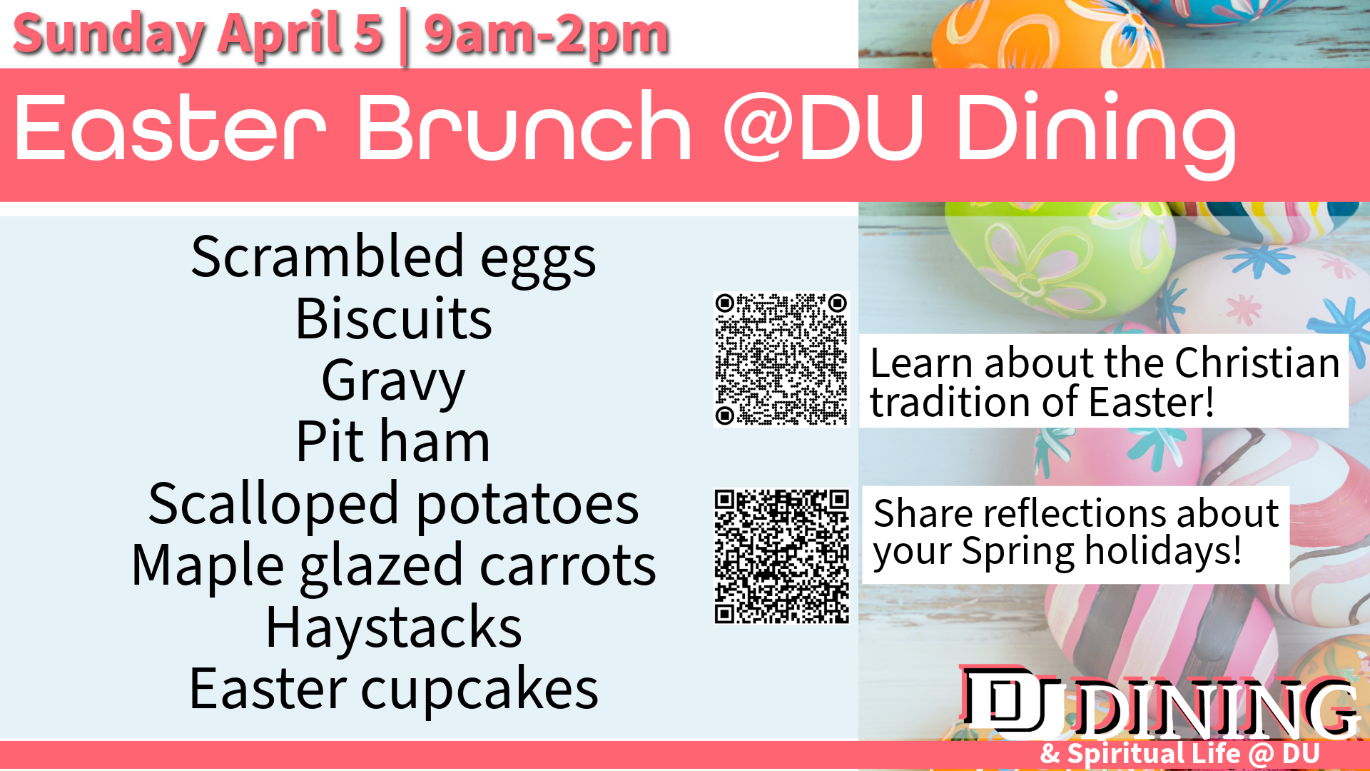 Easter Brunch DU Dining 2026