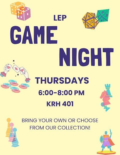 Game Night flyer image