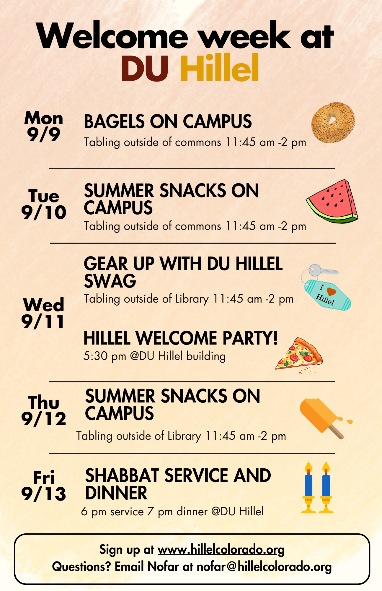 Hillel Week one Fall 2024