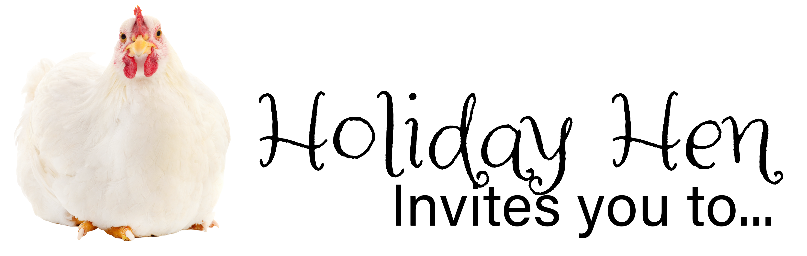 Holiday Hen rectangle web header