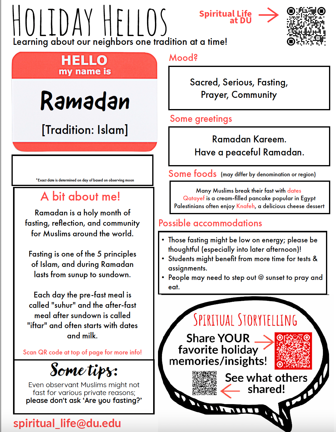 Ramadan Holiday Hello Template image