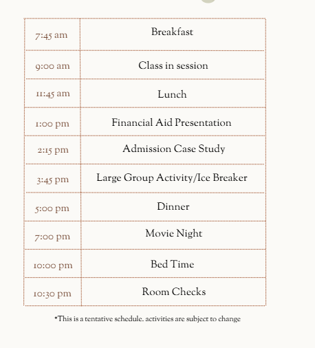 Sample Agenda 