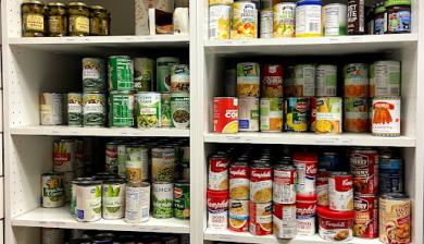 food pantry canned goods cabinet