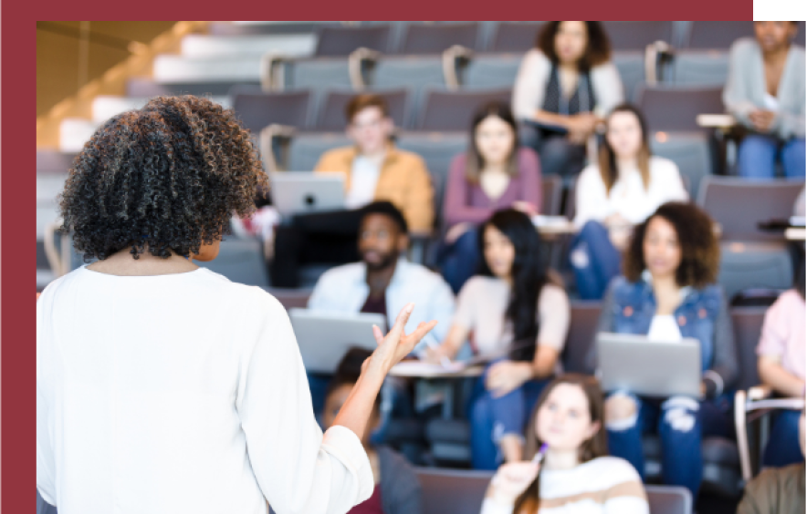 Faculty Teaching a class