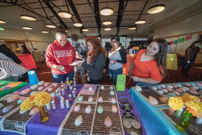 Dia de los Muertos painting activity