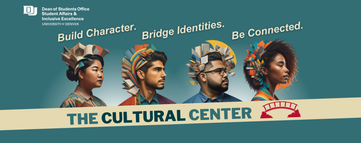 The Cultural Center header with multicultural faces 