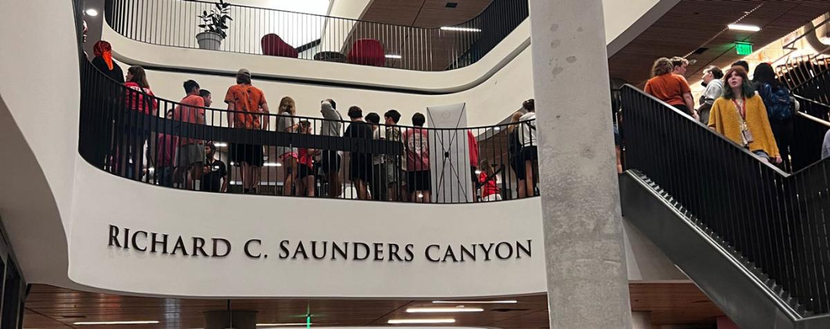 view to second floor community commons