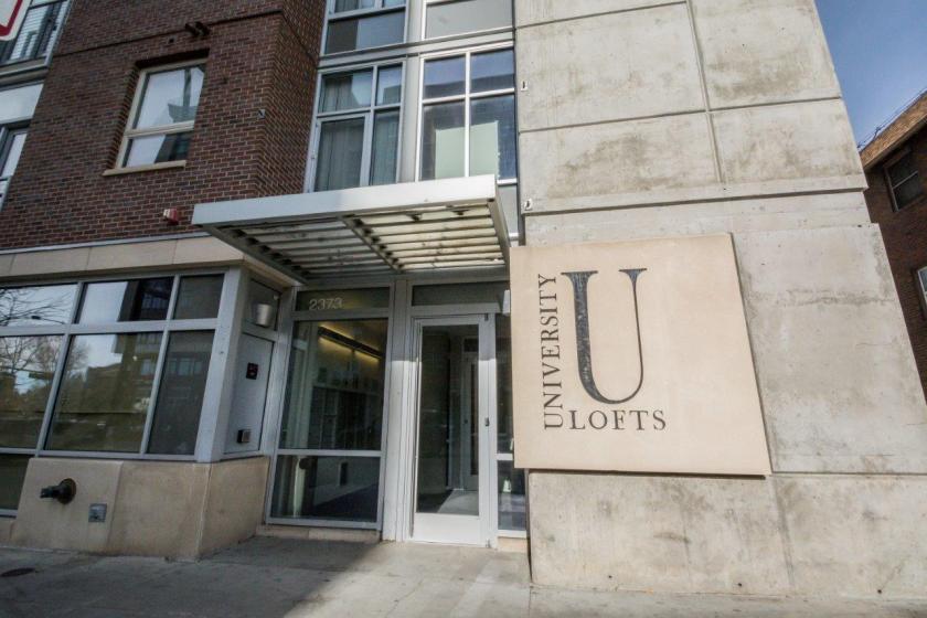 University Lofts entrance